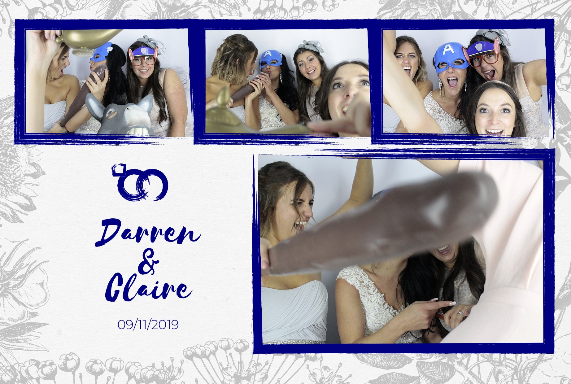 Darren and Claire’s Wedding  | View more photos from the event at gallery.myphotoboothexperience.co.uk/u/MyPhotoBoothExperienceLtd/Darren-and-Claire’s-Wedding